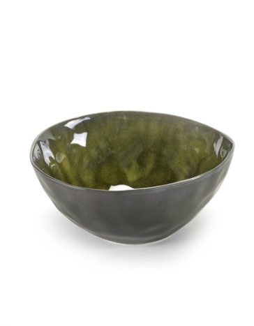 Suppen Schale "Pure" aus Keramik Serax grün